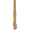 Ekena Millwork Kennewick Rough Sawn Timber Gable Bracket, Western Red Cedar, 72"W x 27"H x 2"D x 4"F, 9/12 Pitch GBW072X27X0204KEN00RWR - alternate 2